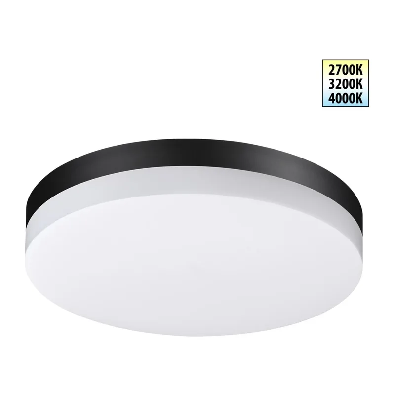 359730 STREET NT25 780 черный Светильник ландшафтный с переключ. цв. температуры и мощности IP65 LED 20/25/30W 180-265V 2700К\3200К\4000К OPAL