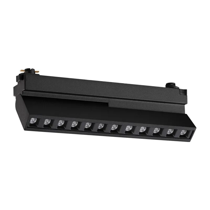 359736 PORT NT25 240 черный Светильник однофазный двухжильный трековый с переключ. цв. температуры IP20 LED 12W 180-265V 2700К/3200К/4000К EOS 3