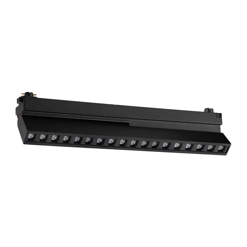359737 PORT NT25 240 черный Светильник однофазный двухжильный трековый с переключ. цв. температуры IP20 LED 18W 180-265V 2700К/3200К/4000К EOS 3