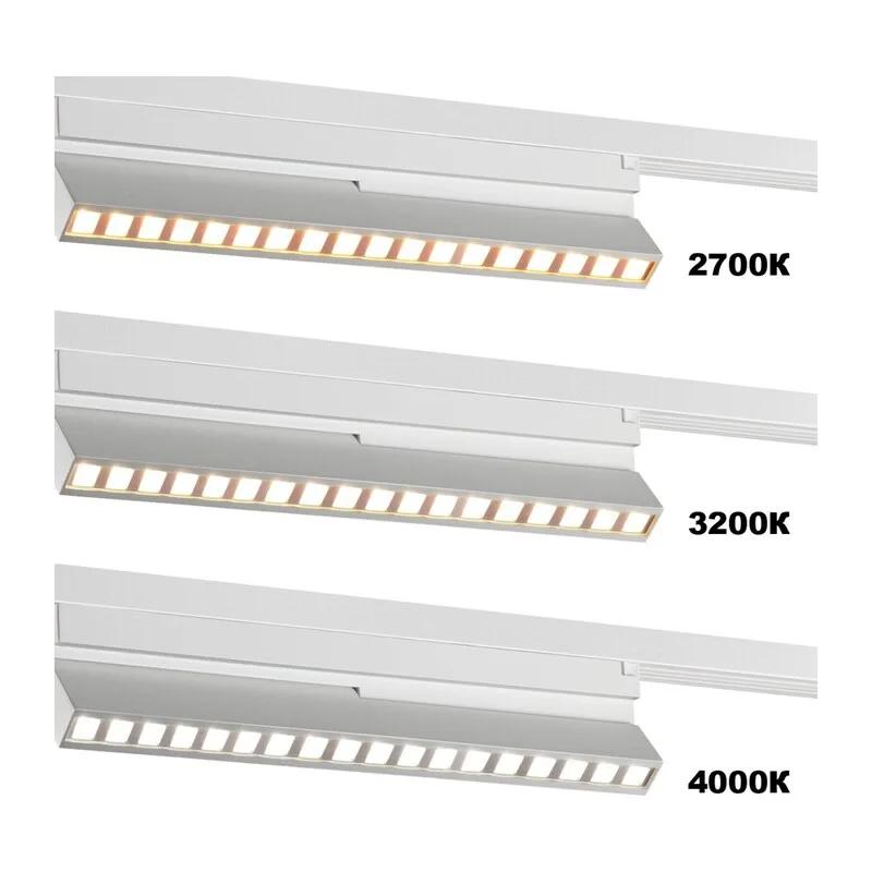 359739 PORT NT25 240 белый Светильник однофазный двухжильный трековый с переключ. цв. температуры IP20 LED 12W 180-265V 2700К/3200К/4000К EOS 2