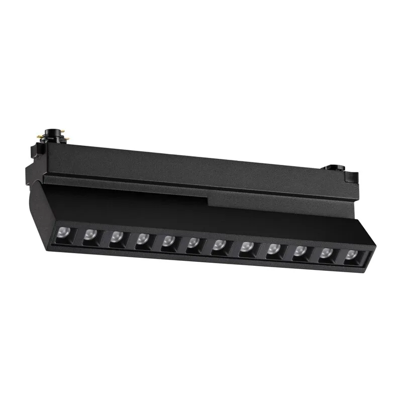 359742 PORT NT25 256 черный Светильник однофазный трехжильный трековый с переключ. цв. температуры IP20 LED 12W 2700К/3200К/4000К 180-265V EOS 3