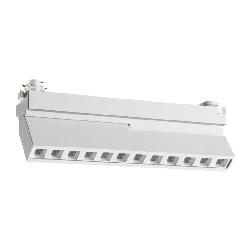 359745 PORT NT25 256 белый Светильник однофазный трехжильный трековый с переключ. цв. температуры IP20 LED 12W 180-265V 2700К/3200К/4000К EOS 3