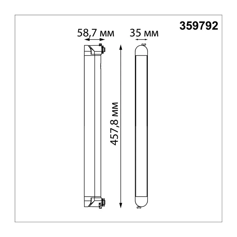 359792 PORT NT25 236 черный Светильник однофазный двухжильный трековый с переключ. цв. температуры IP20 LED 24W 180-265V 2700К/3200К/4000К ITER 8