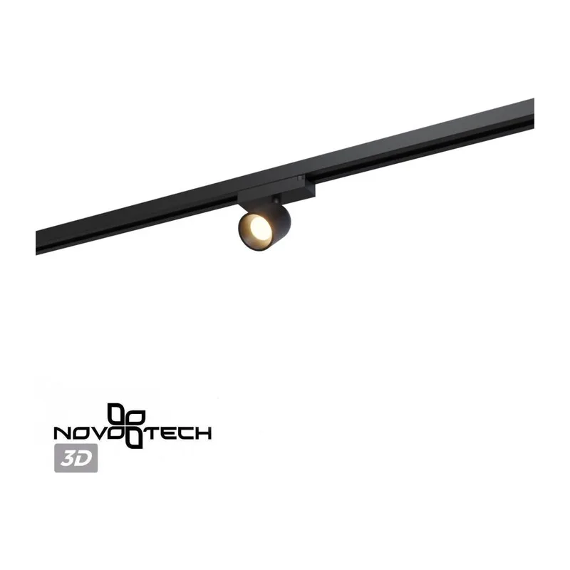 359803 PORT NT25 246 черный Светильник трековый однофазный двухжильный IP20 LED 10W 180-265V 3000К SOLETTE 6