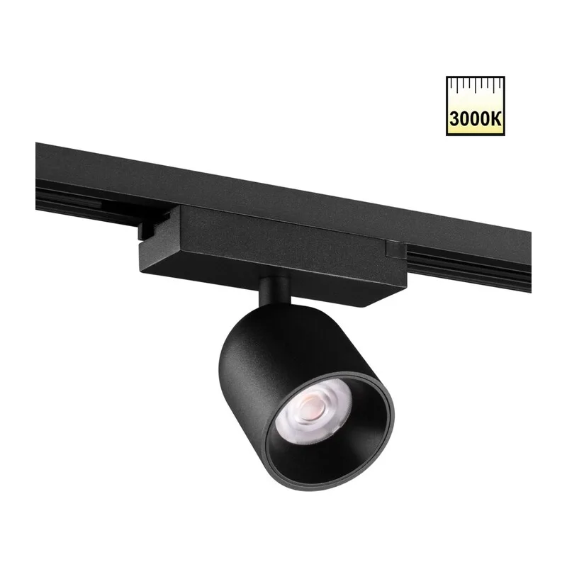 359803 PORT NT25 246 черный Светильник трековый однофазный двухжильный IP20 LED 10W 180-265V 3000К SOLETTE