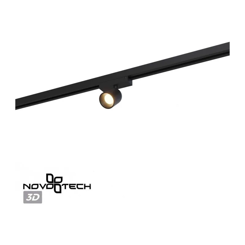 359808 PORT NT25 278 черный Светильник трековый однофазный трехжильный IP20 LED 10W 180-265V 4000К SOLETTE 6