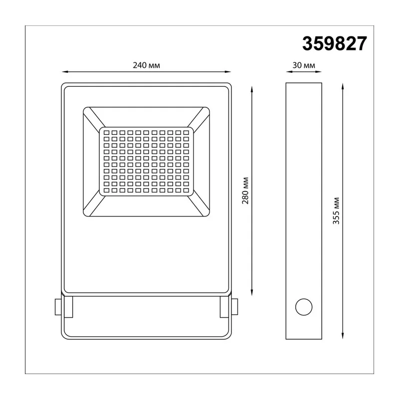 359827 STREET NT25 764 темно-серый Светильник (прожектор) ландшафтный светодиодный IP66 LED 100W 4000K 100-300V ARMIN 4
