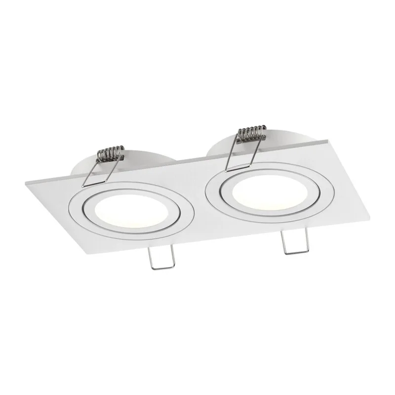 371021 WIR NT25 577 белый Светильник встраиваемый поворотный IP20 GU10 2*50W 220-240V MORUS 2