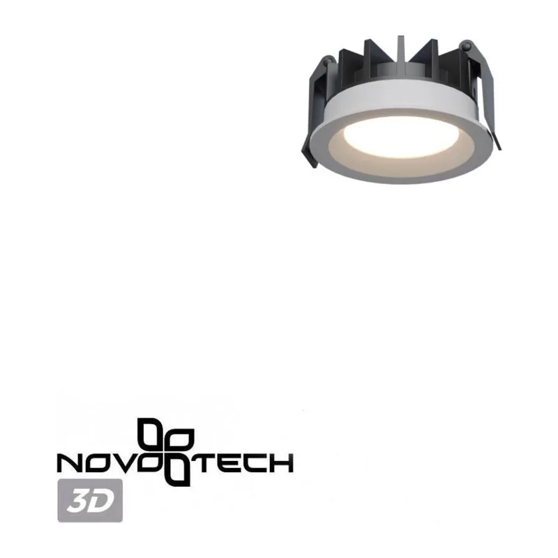 359840 WIR NT25 502 белый Светильник встраиваемый с переключателем цв. температуры и угла рассеивания IP44 LED 10W 220-240V 2700К\3200К\4000К RAYNE 7