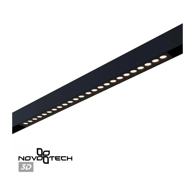 359932 PORT NT25 208 черный Трековый светильник с переключ. цв. темпер. IP20 LED 3000К\4000К\6000К 24W 90-240V VECTOR 7