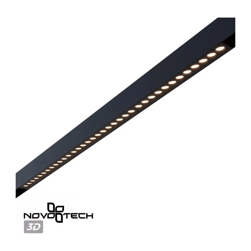 359934 PORT NT25 208 черный Трековый светильник с переключ. цв. темпер. IP20 LED 3000К\4000К\6000К 30W 90-240V VECTOR 6