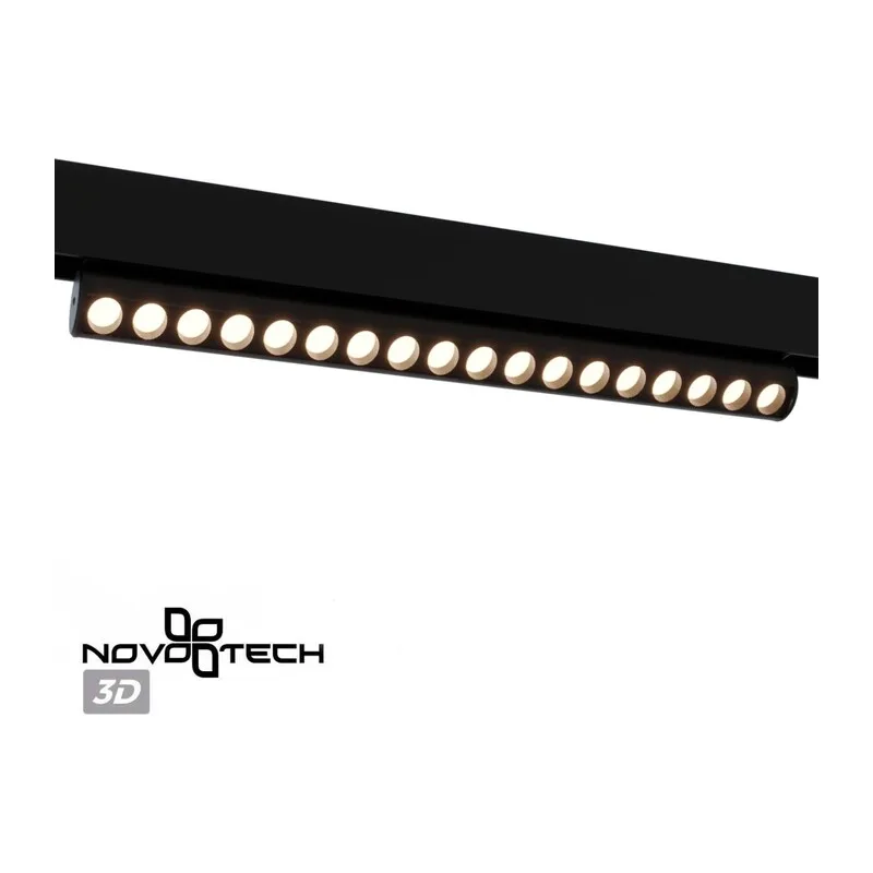 359948 PORT NT25 214 черный Трековый светильник с переключ. цв. темпер. IP20 LED 3000К\4000К\6000К 18W 90-240V VECTOR 6