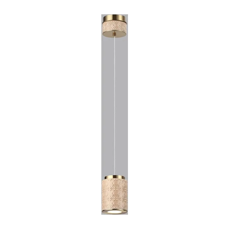5453/5L L-VISION ODL_EX26 011 светлая бронза/бежевый/металл/керамика/акрил Подвес LED 5W 3000K LULU 2