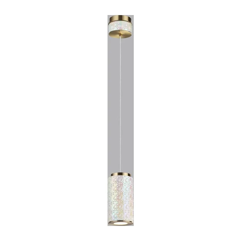 5454/5L L-VISION ODL_EX26 011 светлая бронза/жемчужный/металл/керамика/акрил Подвес LED 5W 3000K LULU 2