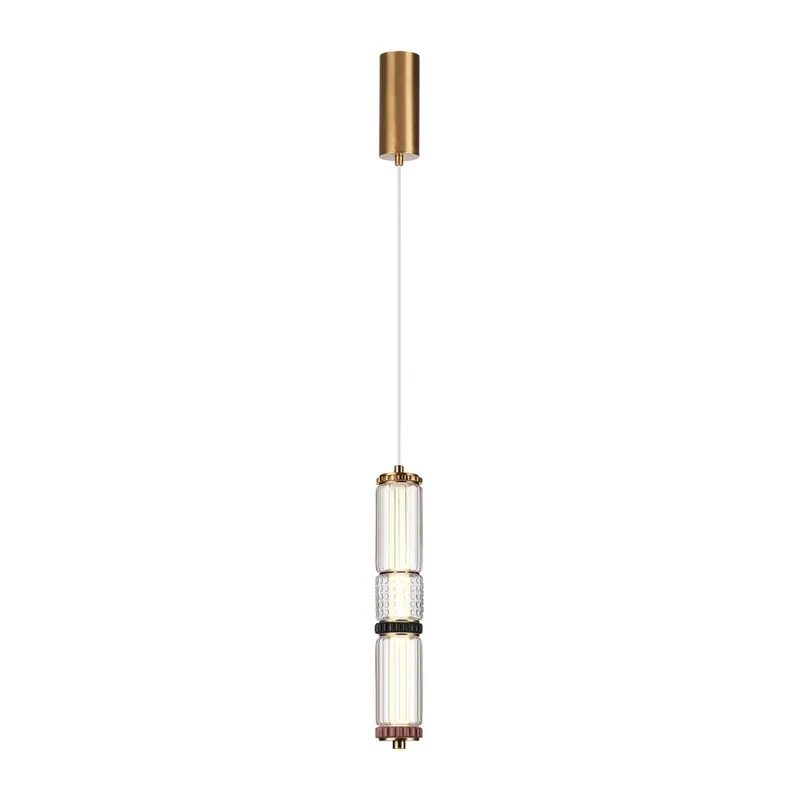5455/12L L-VISION ODL_EX26 043 сатин.латунь/терракот/черный Подвес LED 12W 4000K COLLIER 2