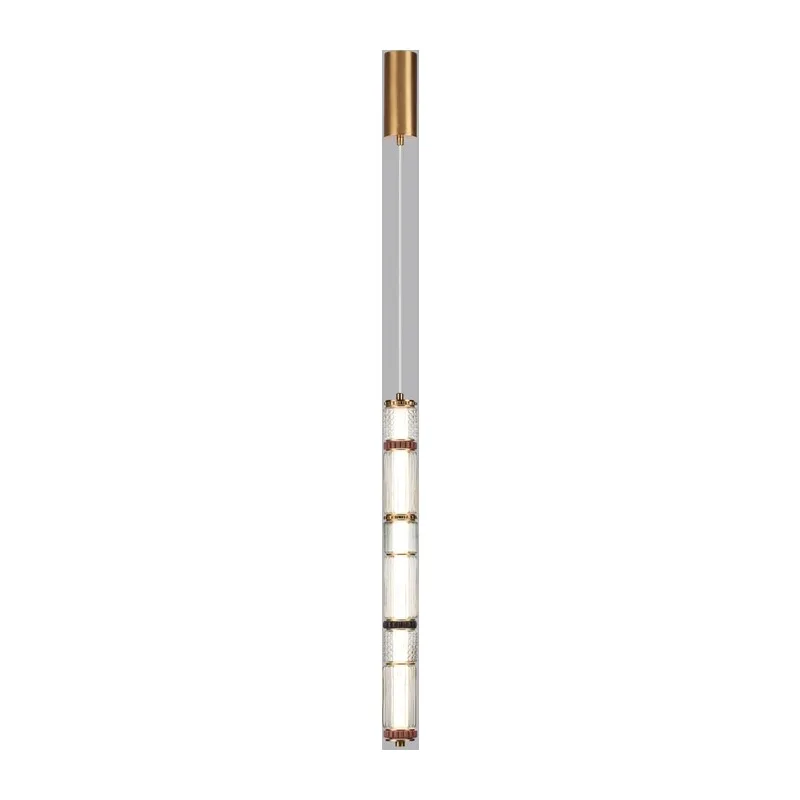 5455/18L L-VISION ODL_EX26 043 сатин.латунь/терракот/черный Подвес LED 22W 4000K COLLIER 3