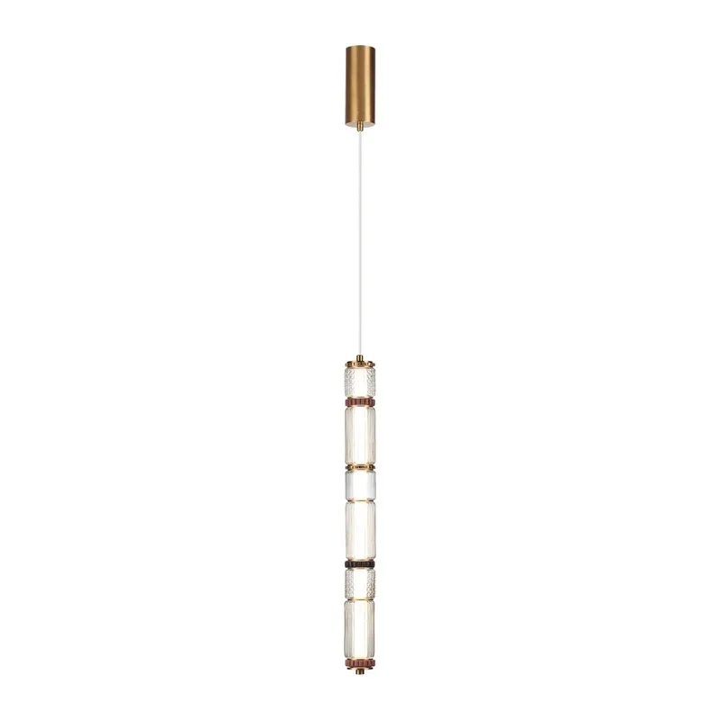 5455/18L L-VISION ODL_EX26 043 сатин.латунь/терракот/черный Подвес LED 22W 4000K COLLIER 2