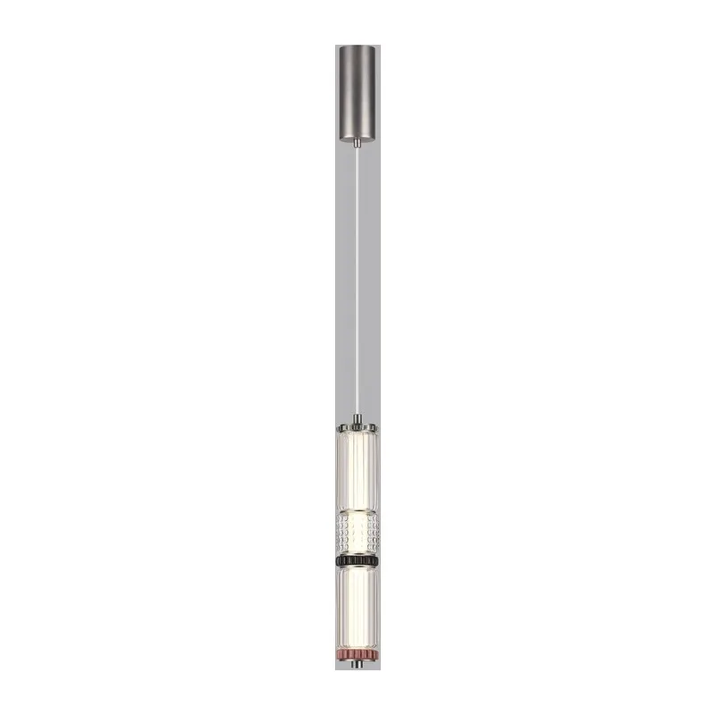 5456/12L L-VISION ODL_EX26 045 темный сатин.никель/терракот/черный Подвес LED 12W 4000K COLLIER 3