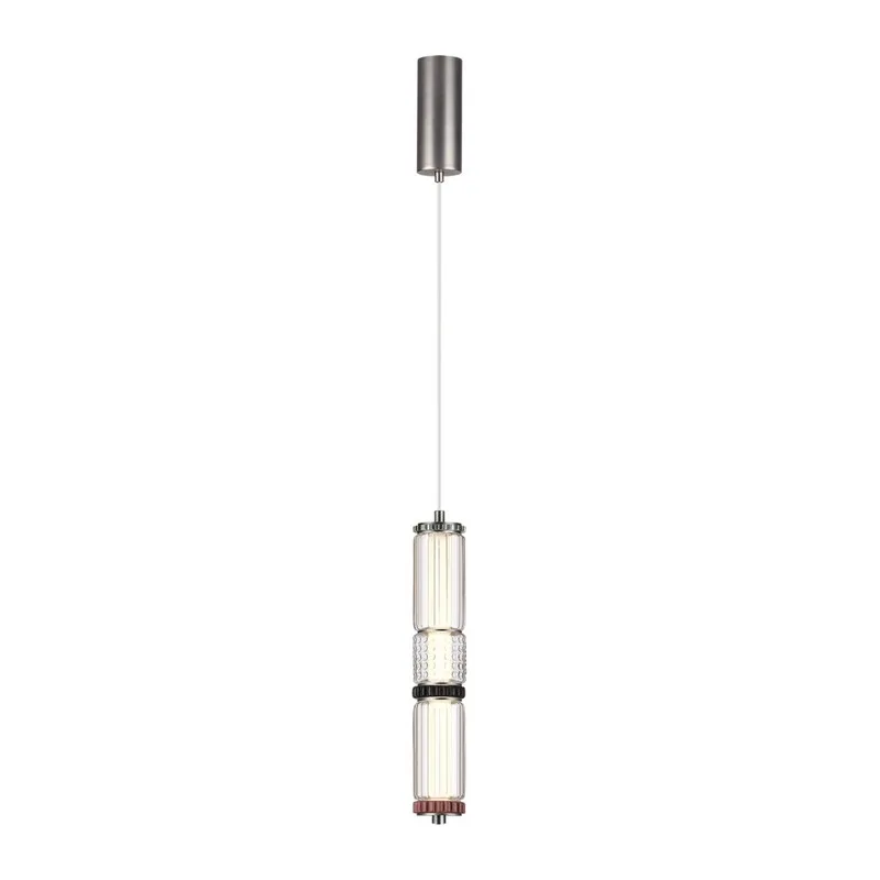 5456/12L L-VISION ODL_EX26 045 темный сатин.никель/терракот/черный Подвес LED 12W 4000K COLLIER 2