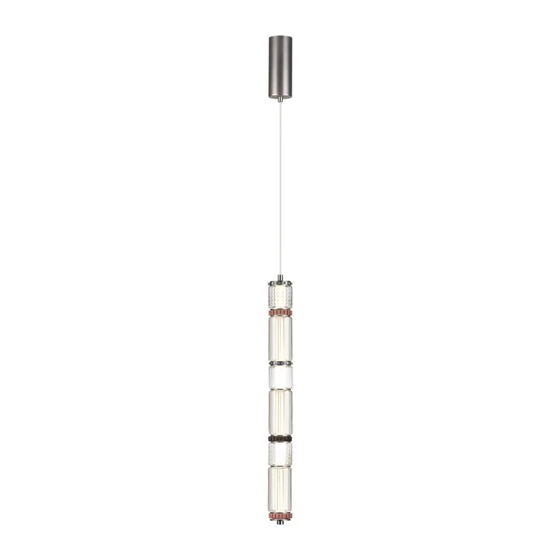 5456/18L L-VISION ODL_EX26 045 темный сатин.никель/терракот/черный Подвес LED 22W 4000K COLLIER 2