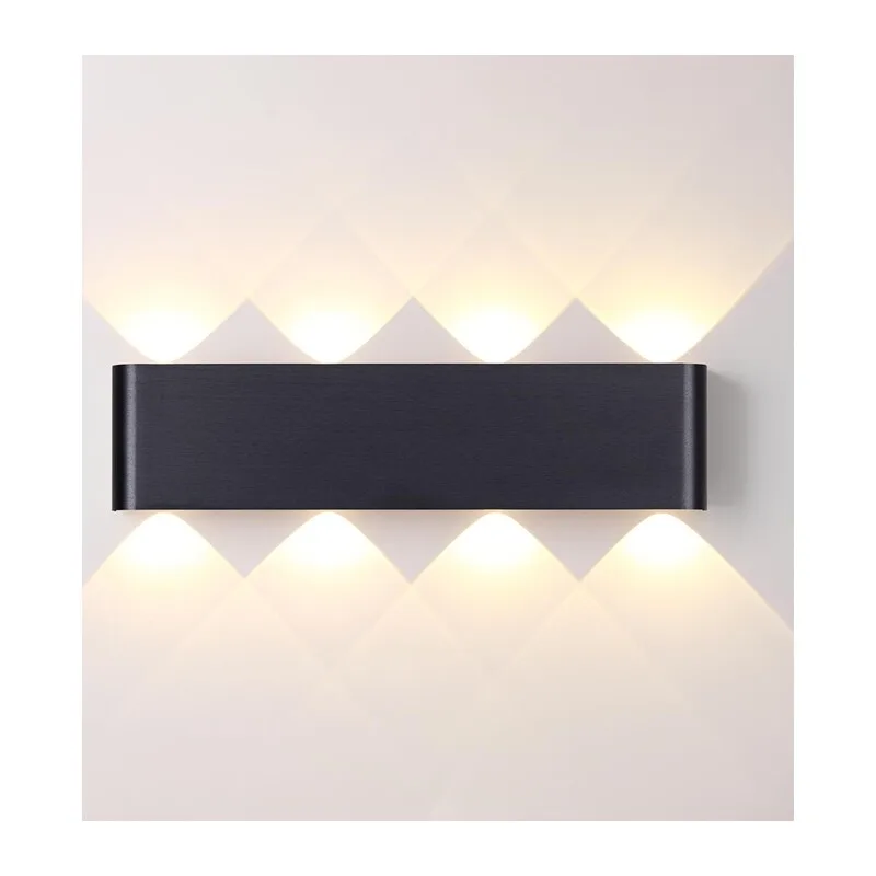 7191/8WL HIGHTECH ODL27 Настенный светильник черный браш./металл IP20 LED 8W 3000K 220V MAGNUM 2