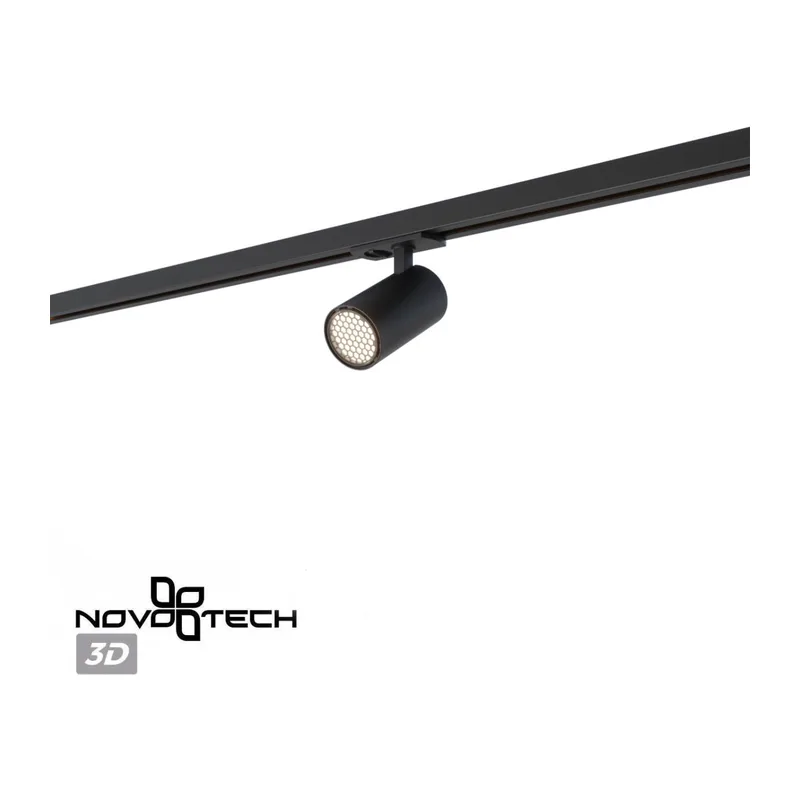 359907 PORT NT26 000 черный Светильник однофазный трехжильный трековый IP20 LED 10W 220-240V 4000К SELENE 5