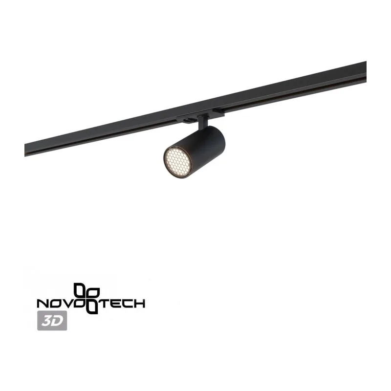 359911 PORT NT26 000 черный Светильник трековый однофазный двухжильный IP20 LED 15W 220-240V 4000К SELENE 6
