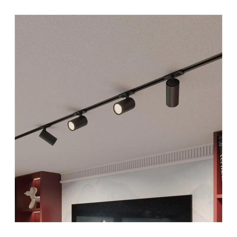 359915 PORT NT26 000 черный Светильник однофазный трехжильный трековый IP20 LED 15W 220-240V 4000К SELENE 4