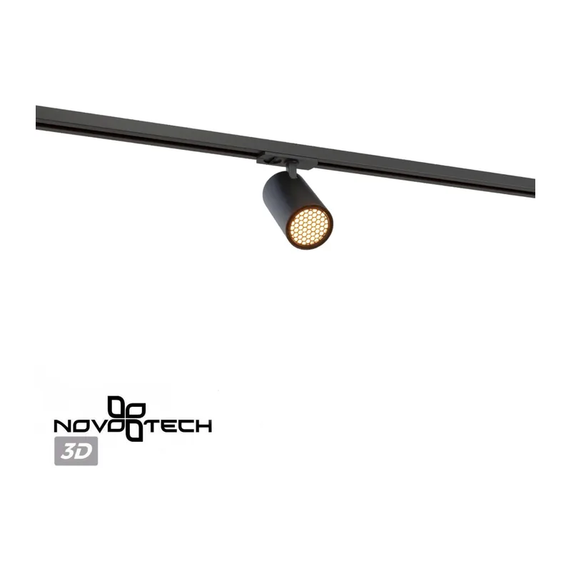 359919 PORT NT26 000 черный Светильник трековый однофазный двухжильный IP20 LED 20W 220-240V 4000К SELENE 6
