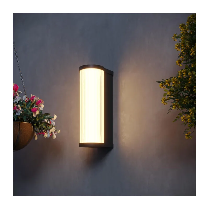 359984 STREET NT26 000 черный Светильник фасадный IP65 LED 12W 220-240V 3000K FLUO 2