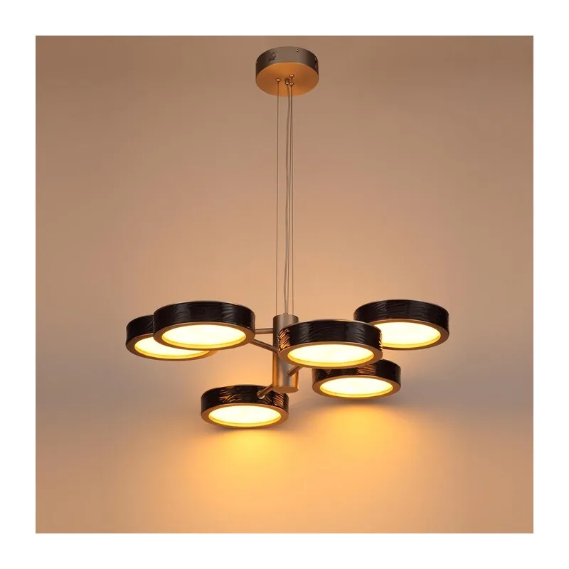 5451/99LB L-VISION  ODL_EX26 черный/никель/металл/керамика/акрил Люстра LED 99W  2000К/3000K/4000K Rivera 4