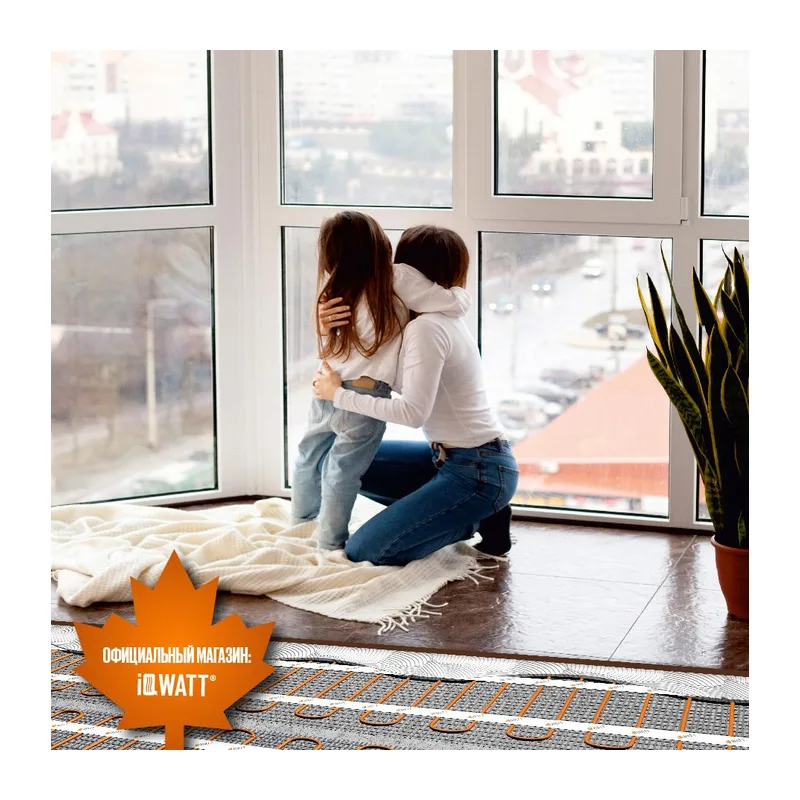 Тонкий самоклеящийся греющий мат IQ FLOOR MAT PRO 200 Вт/м.кв. - 8,0 м² 2