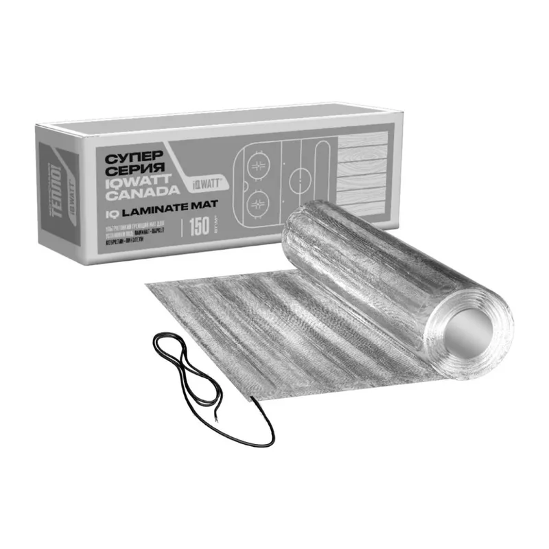 Ультратонкий греющий мат IQ LAMINATE MAT 150 Вт/м.кв - 2,0м²