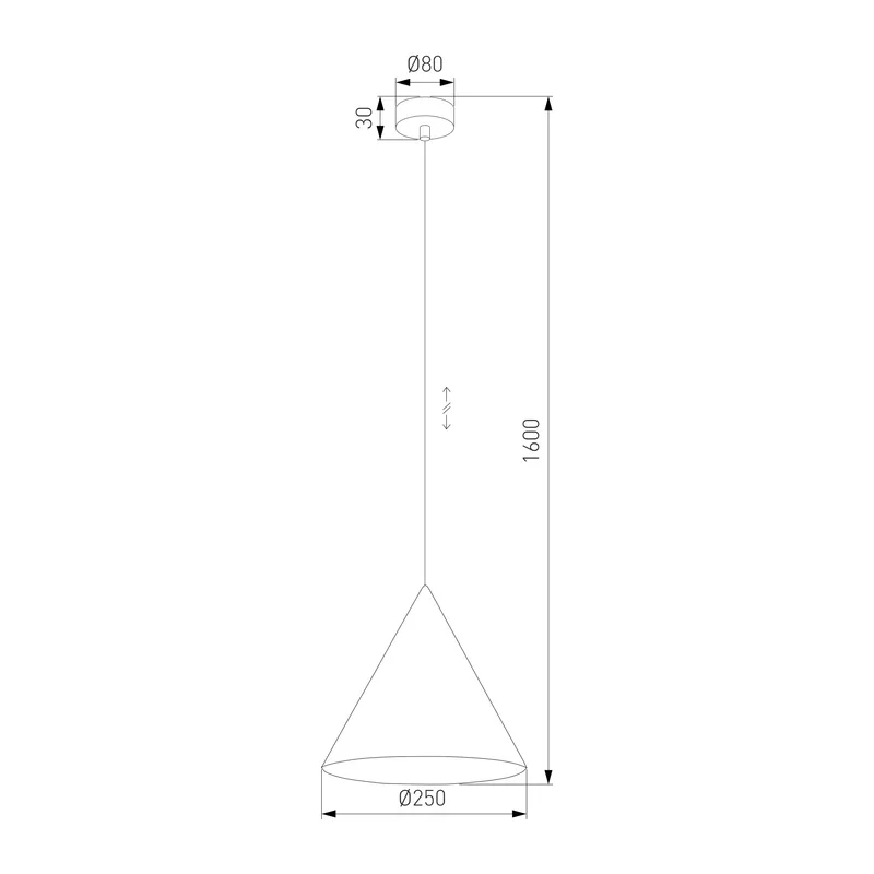 Подвесной светильник 10037 Cono TK Lighting 4