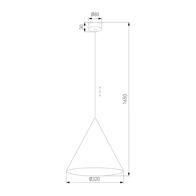 Подвесной светильник 10038 Cono TK Lighting 4