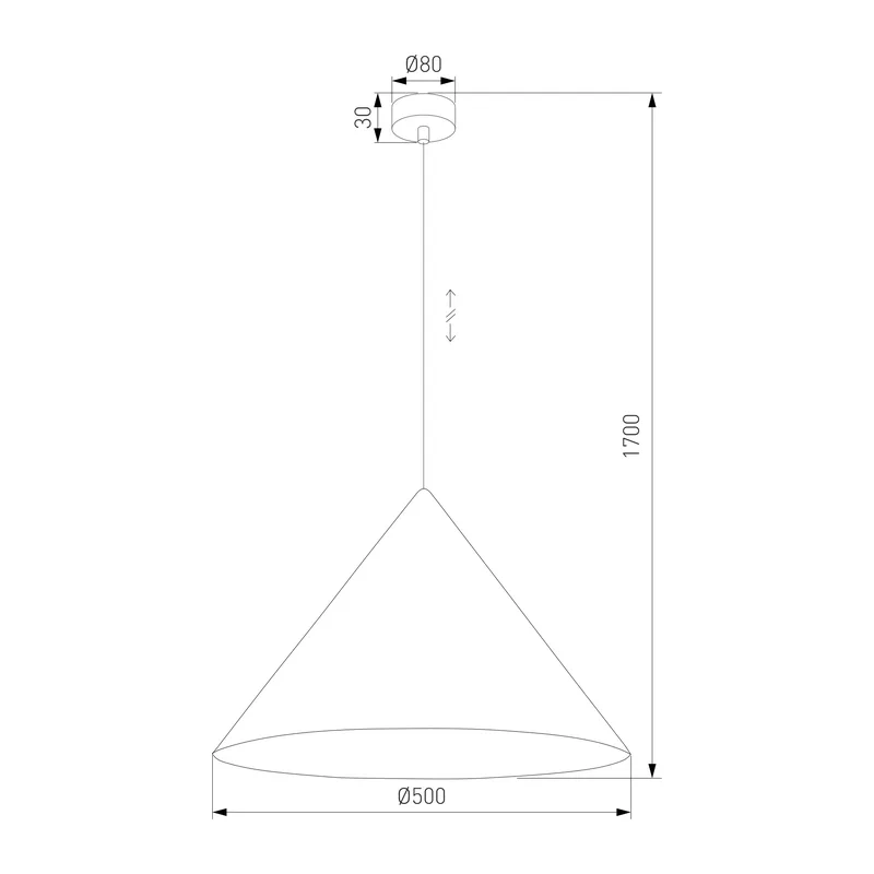 Подвесной светильник 10059 Cono TK Lighting 3