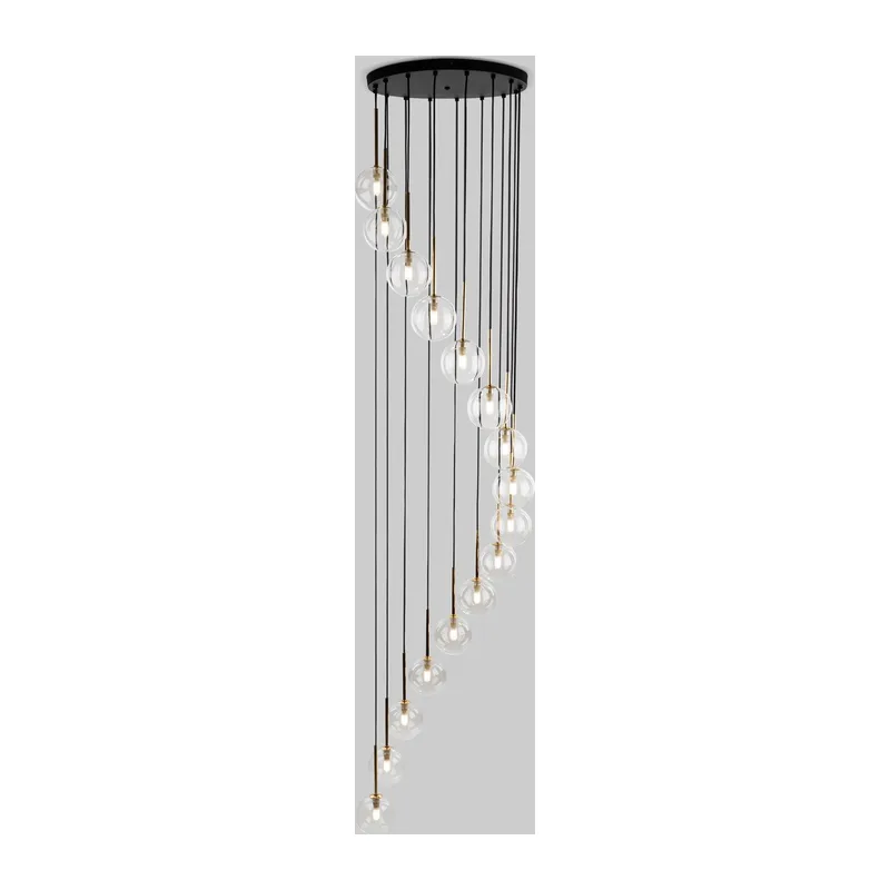 Подвесной светильник со стеклянными плафонами 10182 Aurora TK Lighting 2