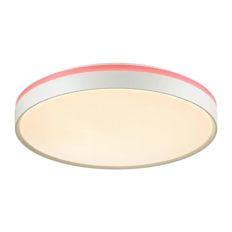 7708/DL COLOR SN 154 Светильник пластик/белый/розовый LED 48Вт 4000К D420 IP43 KEZO PINK 5