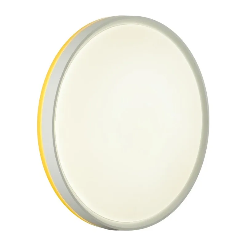 7709/DL COLOR SN 154 Светильник пластик/белый/желтый LED 48Вт 4000К D420 IP43 KEZO YELLOW 2
