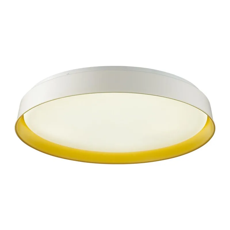 7711/EL COLOR SN 157 Светильник пластик/желтый LED 70Вт 3000-6000К D510 IP43 пульт ДУ TUNA YELLOW 5