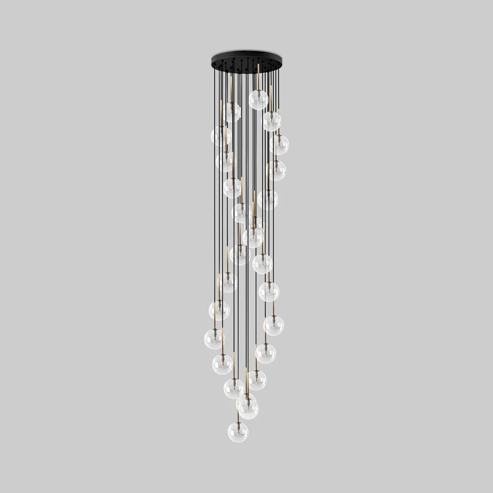 Подвесной светильник со стеклянными плафонами 10258 Aurora TK Lighting