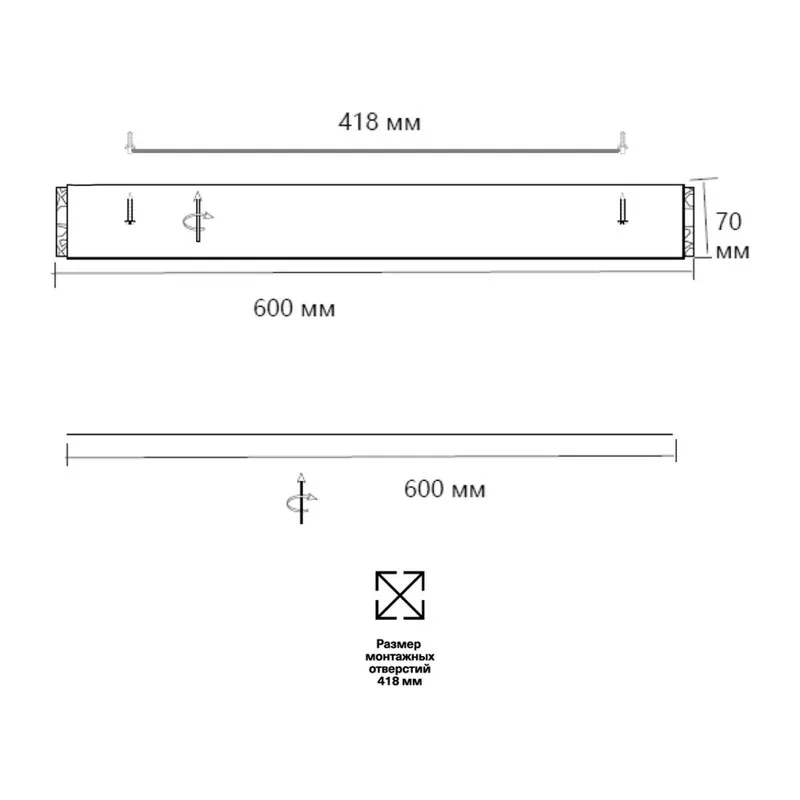 7722/100L PIKO LED SN 564 Светильник металл/пластик/стекло/белый/золотой LED 100Вт 3000-6000K D600 IP20 пульт ДУ FELICE 10