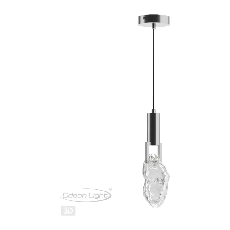 6696/5L MIDCENT ODL24 239 Подвесной светильник матовый никель/металл/стекло IP20 LED 5W 200Лм 3000K LIA 3