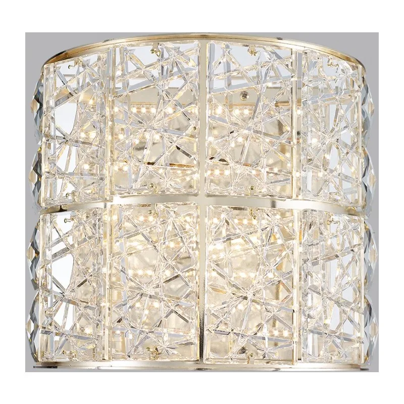5071/32WL HALL ODL24 595 золото/прозрачный/металл/хрусталь/стекло Бра LED 15W 3700K VERSION 2