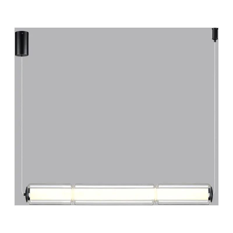 6698/19L L-VISION ODL24 147 Подвесной светильник черный/металл/акрил/стекло IP20 LED 19W  3000K FAU 4