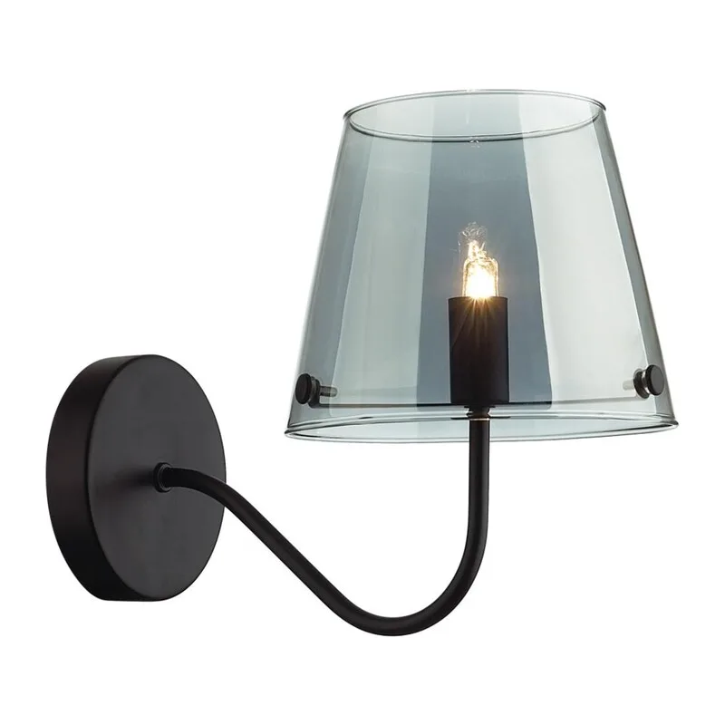 6570/1W MODERNI LN26 212 черный/дымчатый/металл/стекло Бра G9 1*20W 220V SMOKY