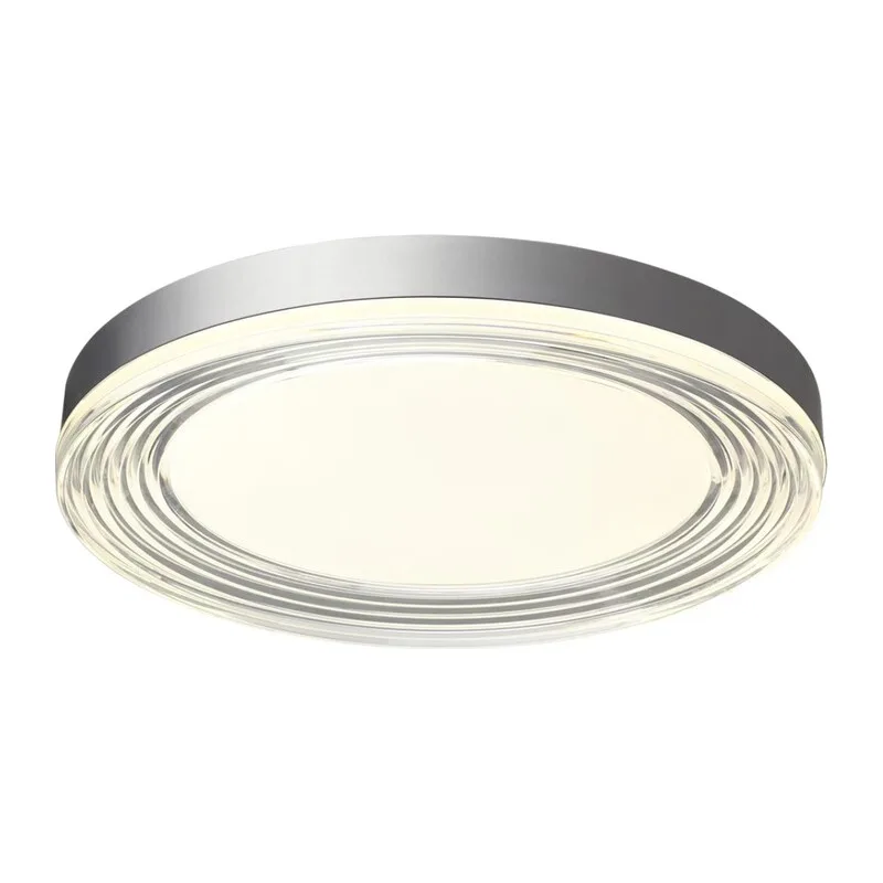 7728/112L MITRA LED SN 541 Светильник металл/акрил/серебро/прозрачный LED 112Вт 4000K D500 IP20 INFINITA 3