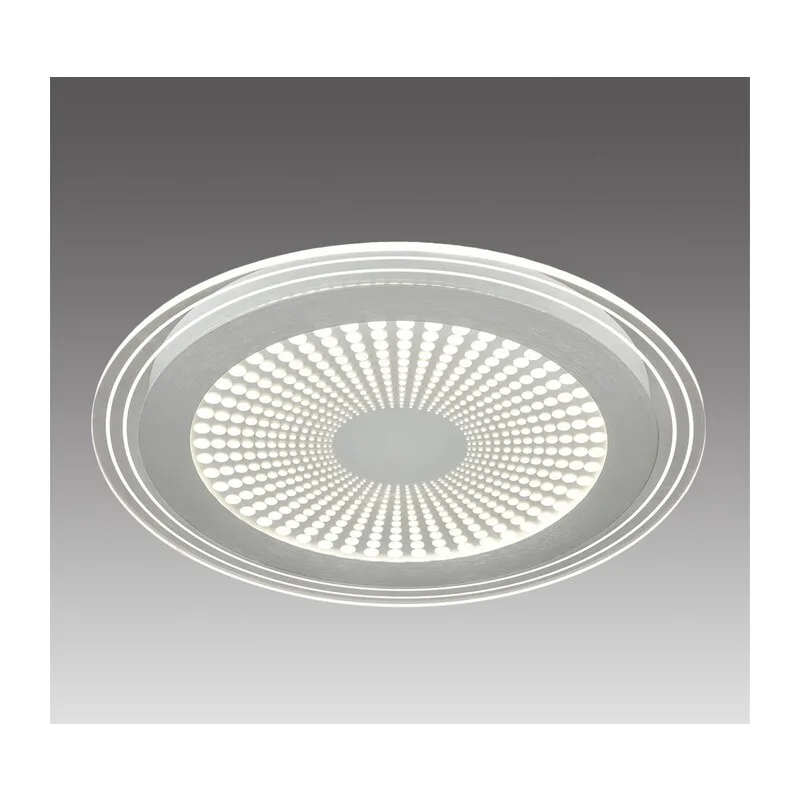 7739/80L MITRA LED SN 603 Светильник металл/акрил/белый/серебряный/прозрачный LED 80Вт 3000-6500К D480 IP20 пульт ДУ PROMISE 4