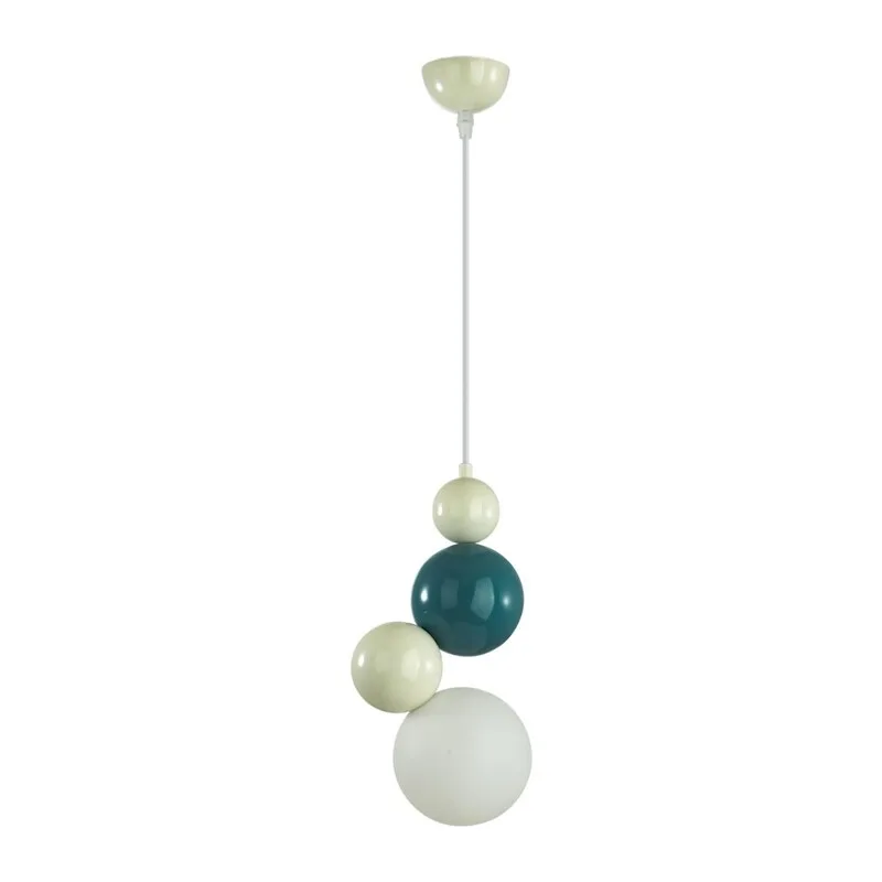 8008/1A MODERNI LN24 000 белый, голубой/белый металл/пластик Подвес G9 LED 5W 220V BALLONS