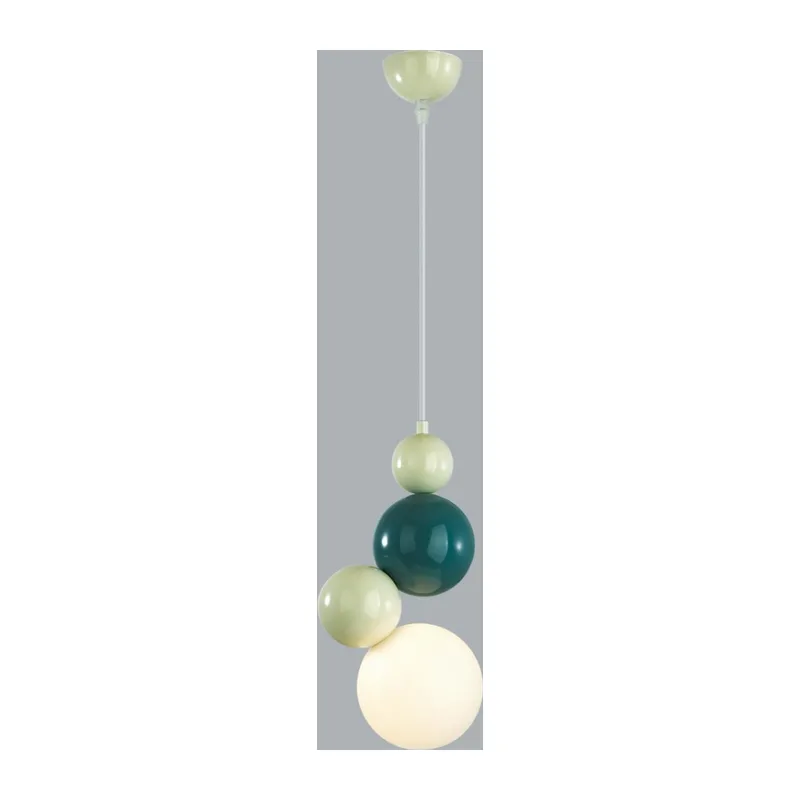 8008/1A MODERNI LN24 000 белый, голубой/белый металл/пластик Подвес G9 LED 5W 220V BALLONS 3